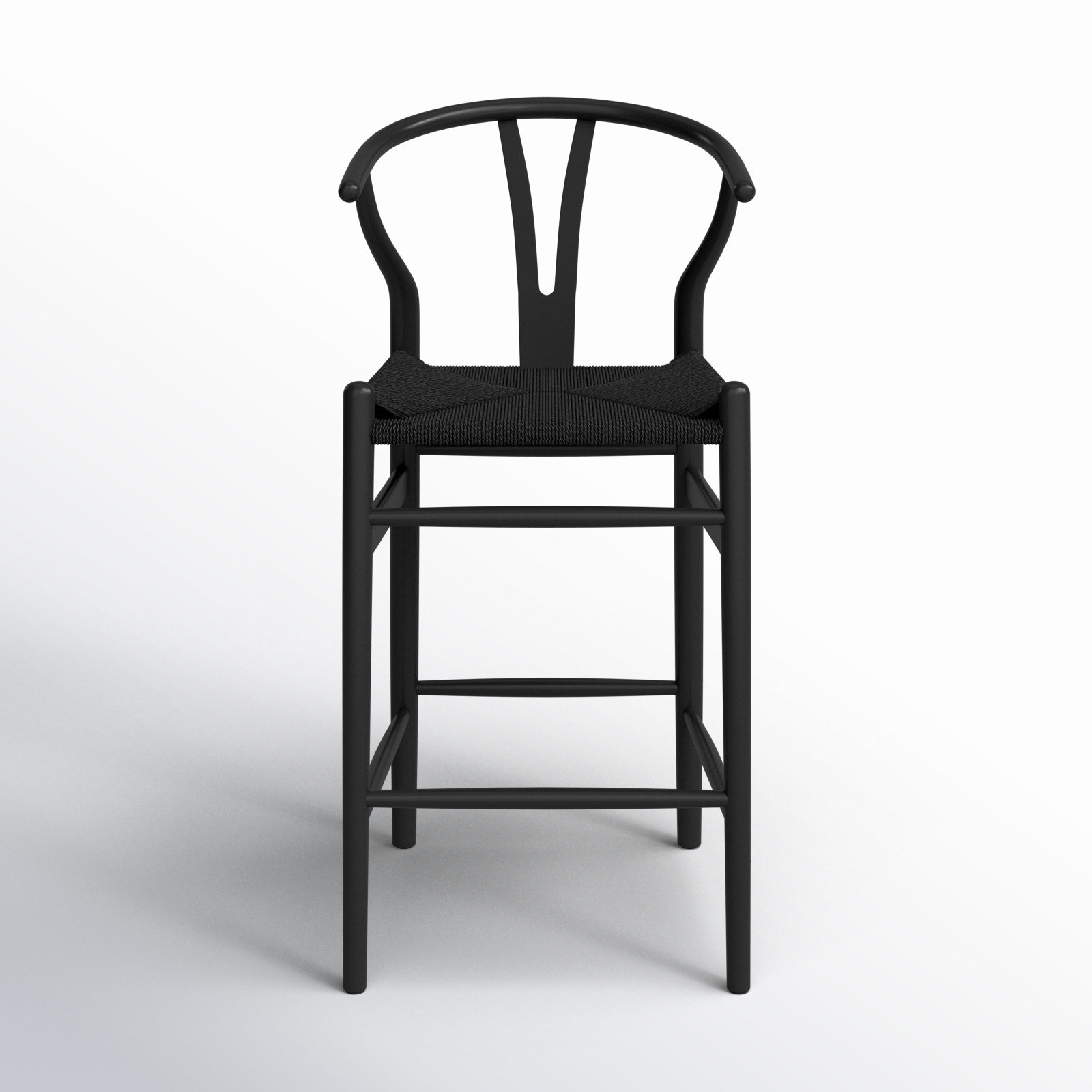 Margo 27" Bar Stool, Black