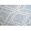 Colored Macrame Hand-woven Cream/Blue Rug-55988768