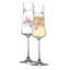 Verres à champagne JoyJolt Meadow Butterfly, 10 oz