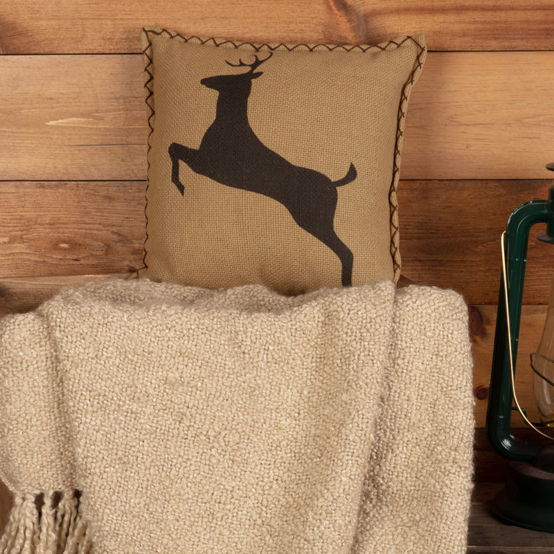 Dawson Star Cotton Reversible Throw Pillow