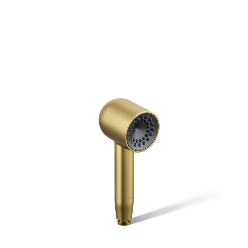 Statement Single-Function Iconic Handshower, Vibrant Brushed Moderne Brass, 1.75 GPM