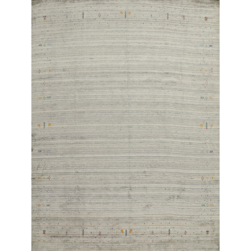 Tribal Gabbeh Style Square Area Rug 10x10