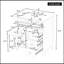 Meuble-lavabo avec lavabo, 3 tiroirs et tablette réglable-970500899