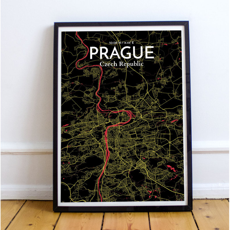 Prague - No Frame Print, 43.2cm H x 27.9cm W x 0.1cm D