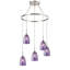 Lustre de roue de wagon à l’ombre 5 lumières Murphy-1242962713-1243069757