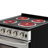 24 in. 4-Coil Electric Oven Range, 240V in Stainless-Steel (KM-SERC24-SS)
