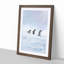 Three Penguins in the Antarctica - Picture Frame Graphic Art Print on MDF-55769467-55769468