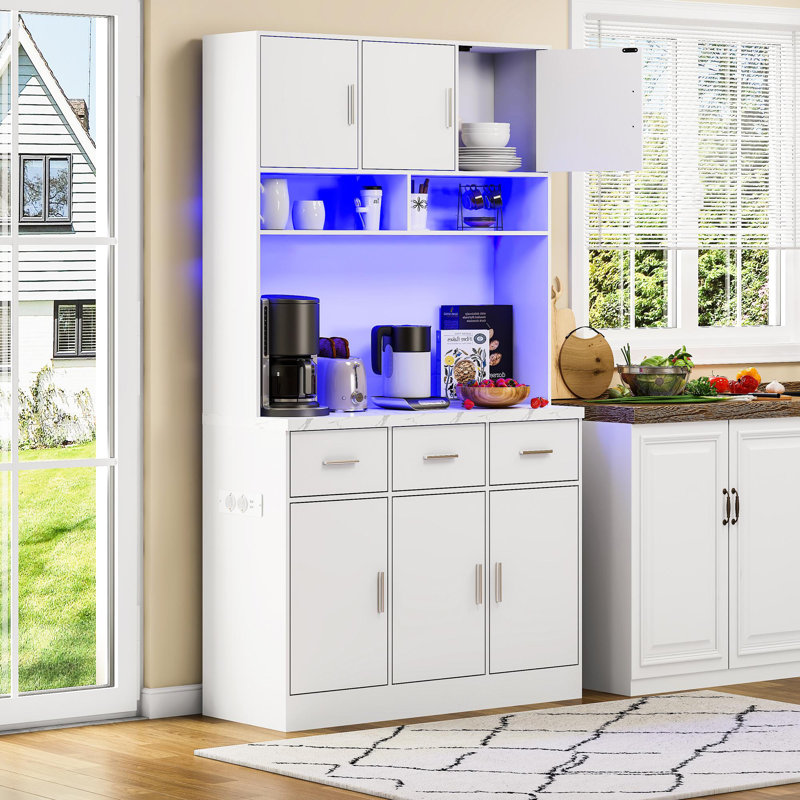 Dining Hutch Welsh Dresser, White