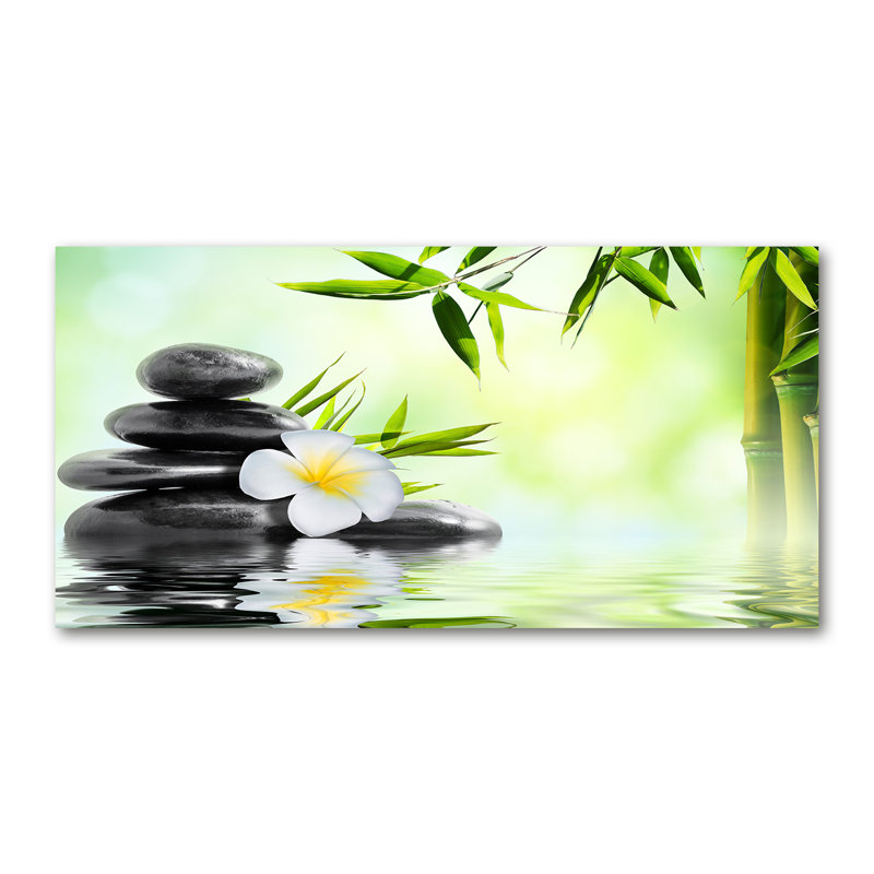 Orchid And Bamboo - Wrapped Canvas Print