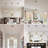 1-Light 12" White Ceramic Petal Pendant Light