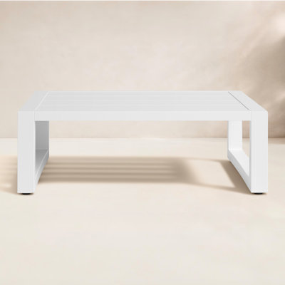 Camela 54" Aluminum Coffee Table