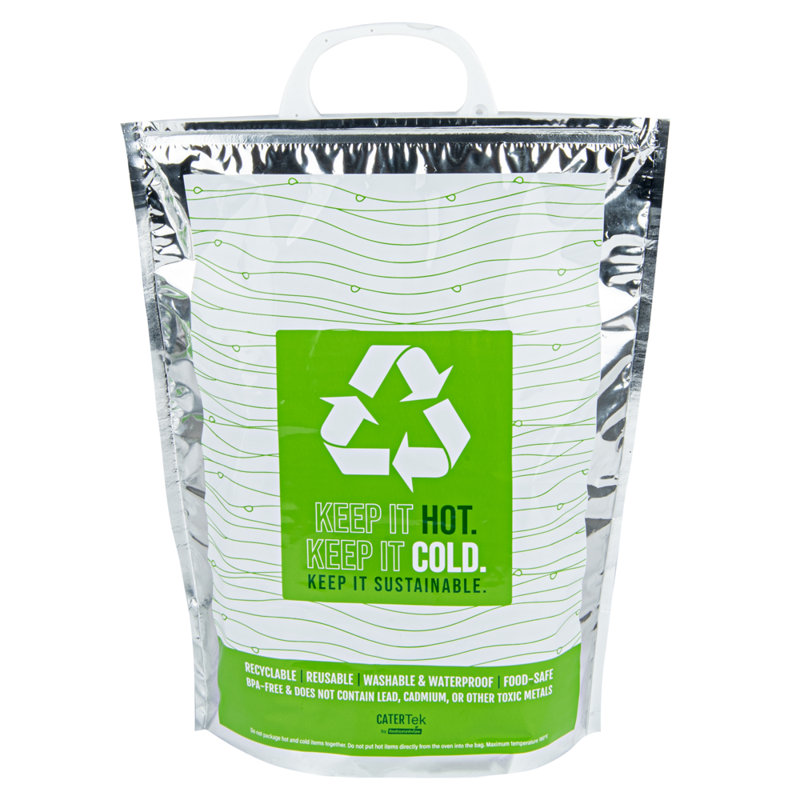 Sac chaud et froid 11,8 po x 5,9 po x 15 po pour restaurantware-Cater Tek