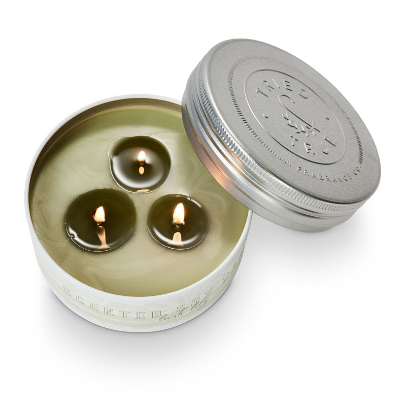 Petite bougie Tily & True Lush Lily, Grand fer-blanc