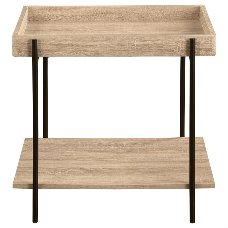 Square Engineered Wood End Table