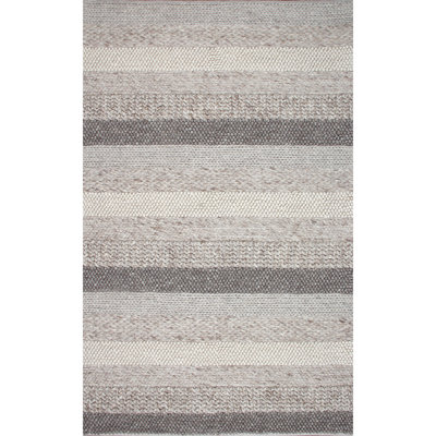 Byrum Striped Hand Woven Area Rug