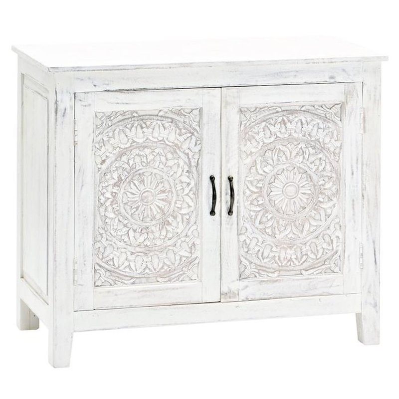 Armoire décorative sculptée à la main 32 po