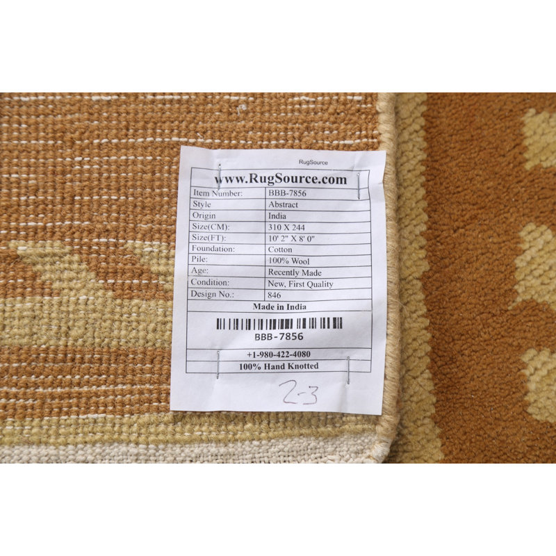 One-of-a-Kind 8' X 10'2" New Age Wool Area Rug in
