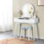 Ensemble coiffeuse et tabouret Alinson-1477559168