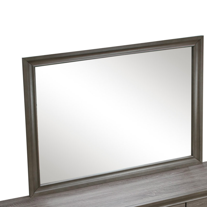 Miroir H 37 po x l 46 po, Madrid G02305-M, gris