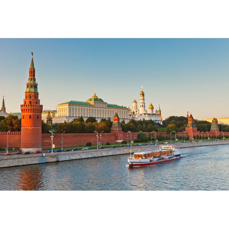 Moscow Kremlin - Wrapped Canvas Print, 30cm H x 46cm W x 3.8cm D