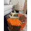 Pouf en cuir Cleoda