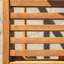 Chaises d'extérieur en acacia avec dossier en X et coussins Harbison