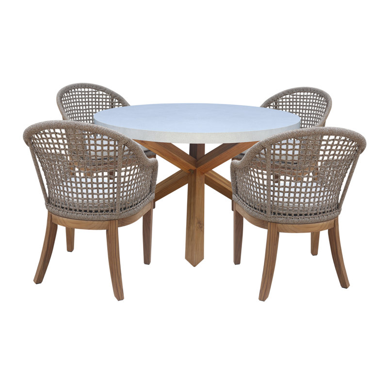 Beverlye Patio Dining Set, 4