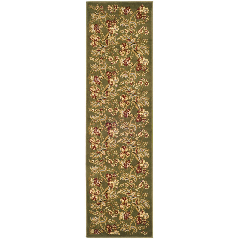 Carolane Performance Floral Rug, Runner 2'3" x 14'