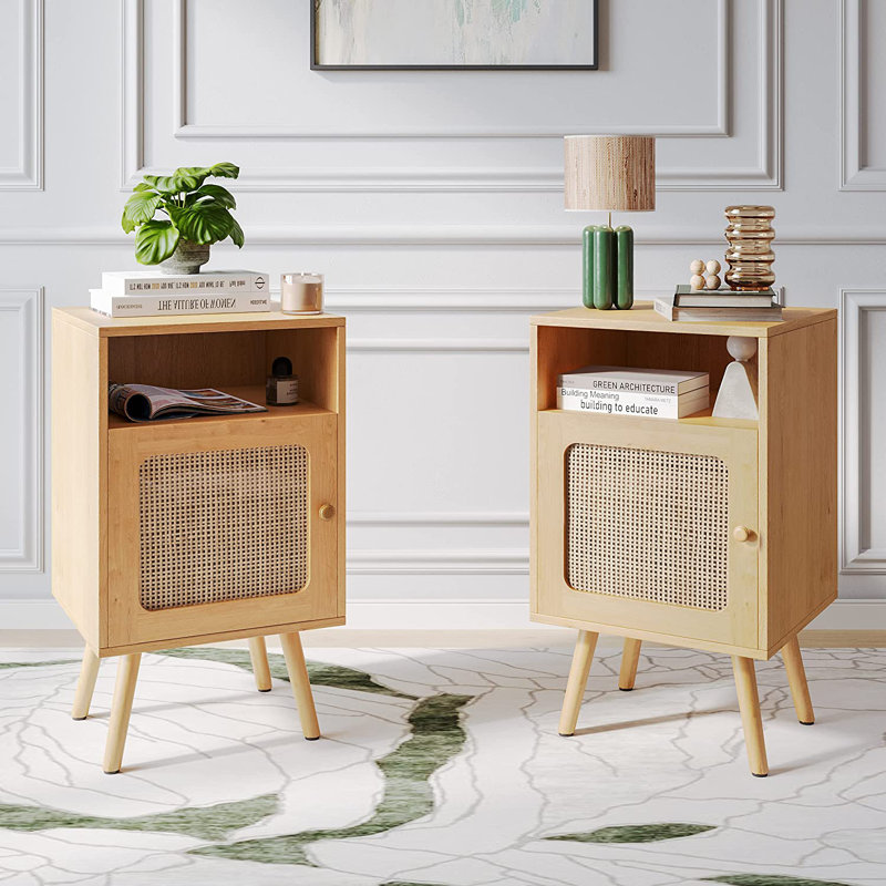 Table de chevet Kunkle en brun
