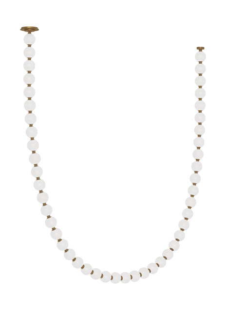 Perle 132 Chandelier, Hand Rubbed Antique Brass, 2700K