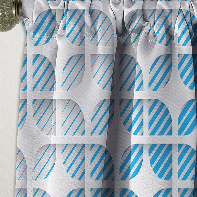 Rideau en lin / polyester, L 52 po x L 108 po