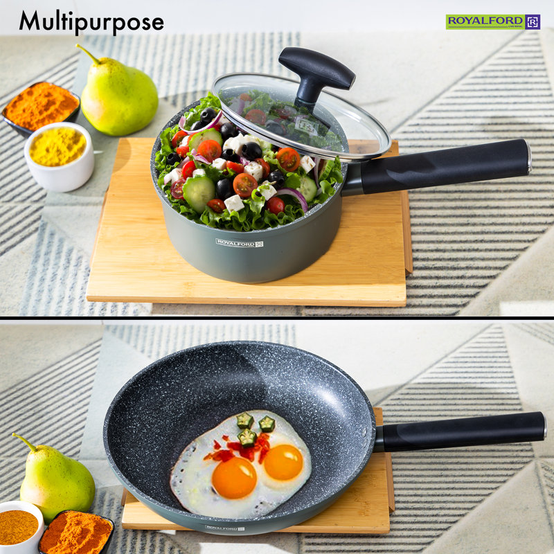 7 - Piece Non-Stick Aluminum Cookware Set