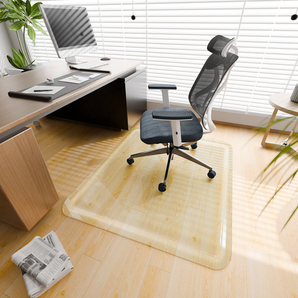 Tempered Glass Clear Desk Mat For Carpet Desk Chair Pad For Carpet