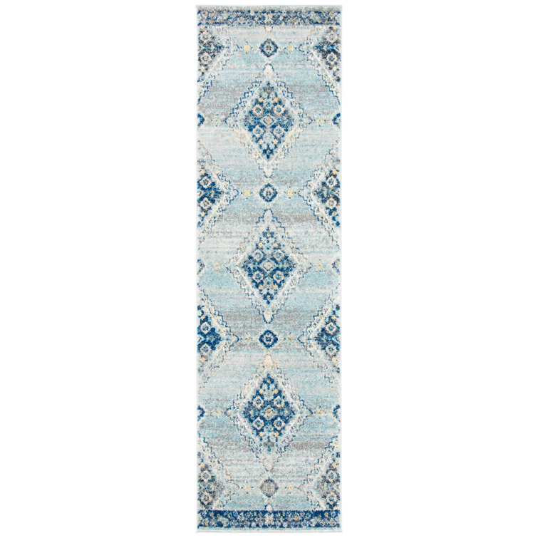 Christa Oriental Gray/Navy Area Rug
