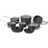 Cuisinart Chef's Classic 14 Piece Non Stick Hard Anodized Cookware Set