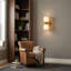 Applique murale 2 lumières Periann - noir mat-618158781