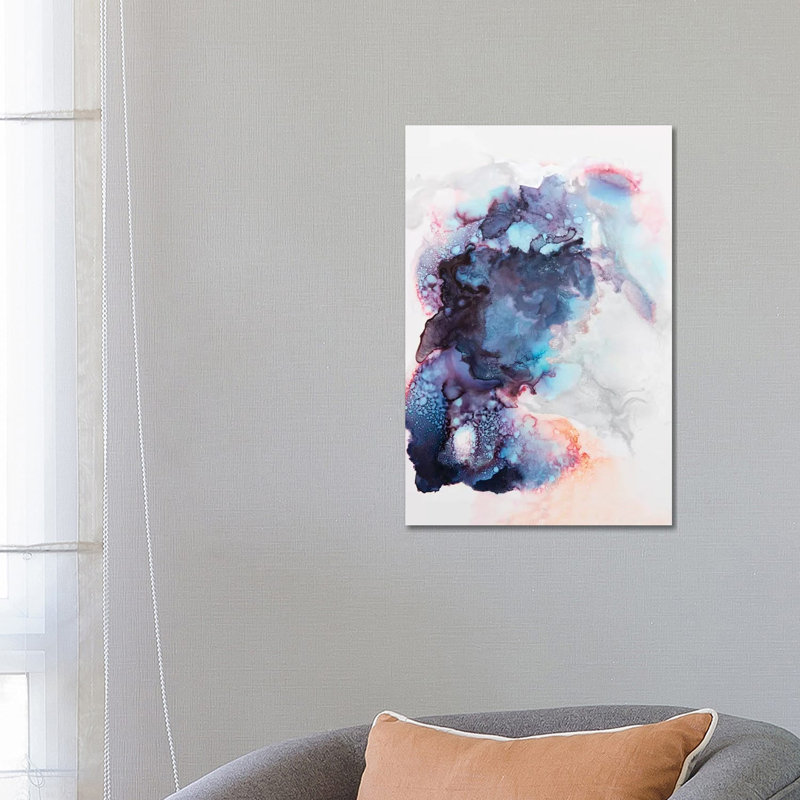 Stormy Sunset by LouLouArtStudio - Wrapped Canvas Painting, 66.04 cm H x 45.72 cm W x 1.91 cm D