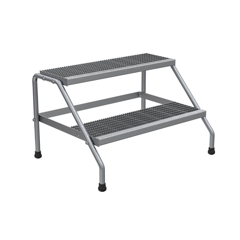Petite échelle en aluminium à 2 marches 20 "
