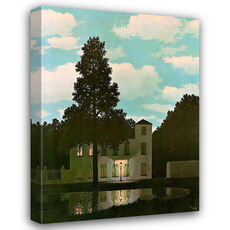 L'Empire de la lumière, H 18 po x l 13 po