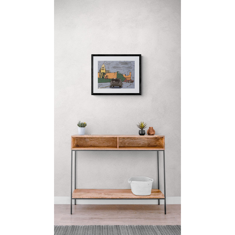 City Hall Beverly Hills Print by Deborah Blum, 25.25" H x 31.25" W