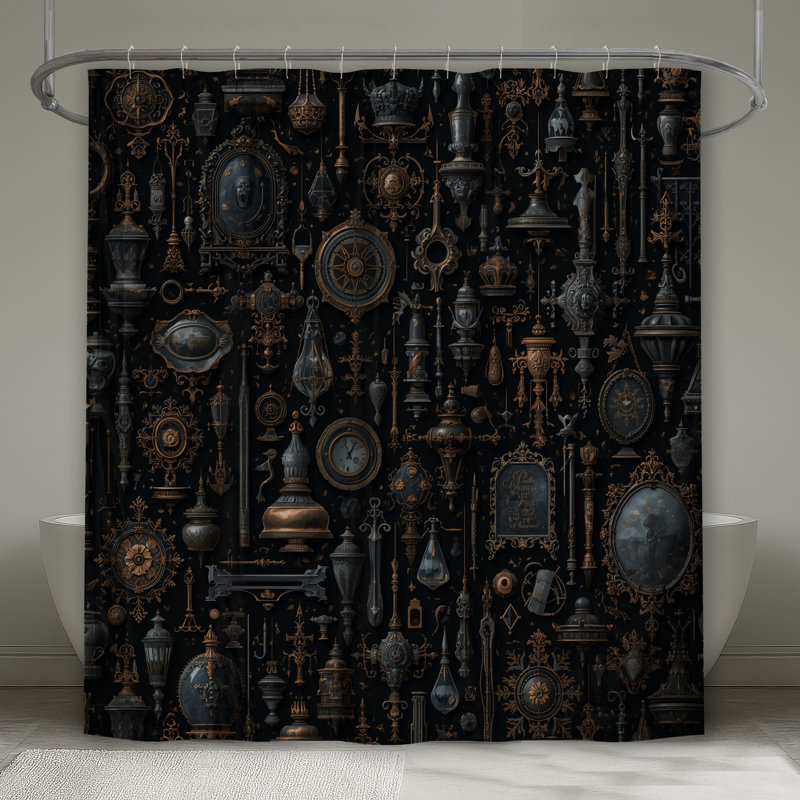 Rideaux de douche Vintage, L 70 po x H 93 po