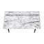 Bureau As Pic, 48 po, avec rangement avec poids de 13,4 kg, structure en métal, tablettes