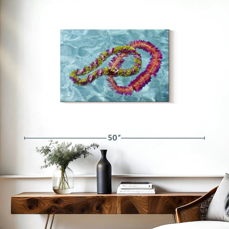 Leis In The Pool, 20" H x 30" W