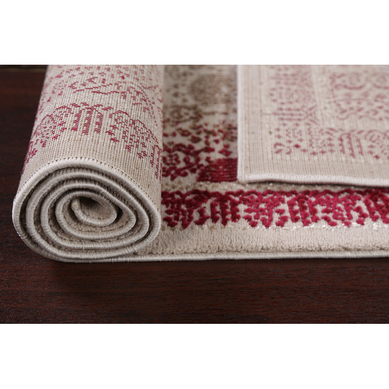 Tapis oriental géométrique transitionnel turc 3 x 5, Tapis de couloir 2 pi 7 po x 9 pi 10 po