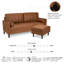 Causeuse et repose-pieds avec rangement 54 W