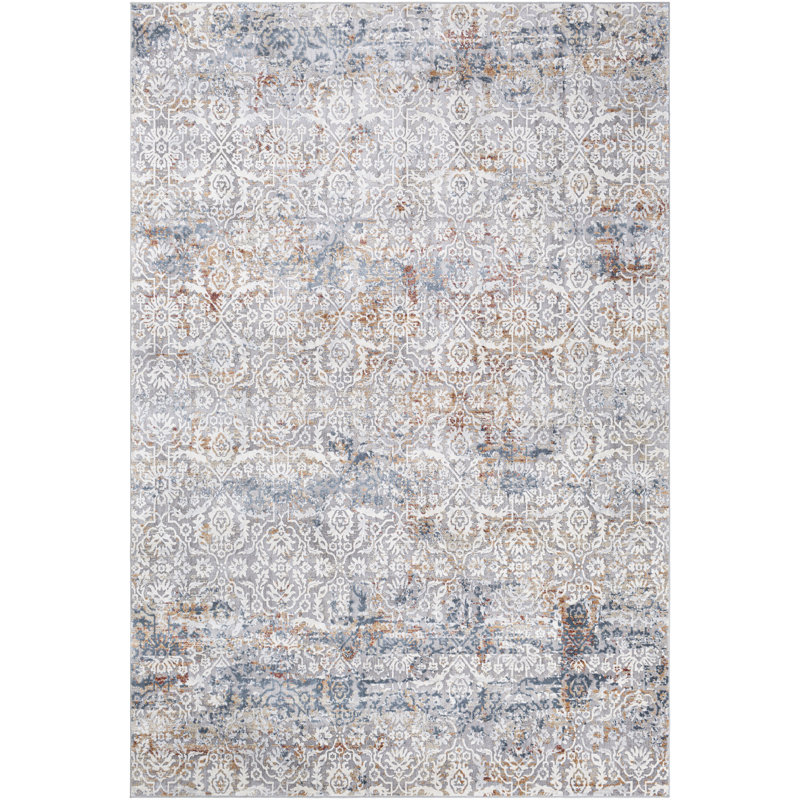 Amoll Floral Indoor Rug, Rectangle 9' x 12'