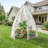 5.5'X5.5'X6' Portable Mini Garden Greenhouse, Thick All-Weather Waterproof PE Cover & Reinforced Rust-Resistant Frame