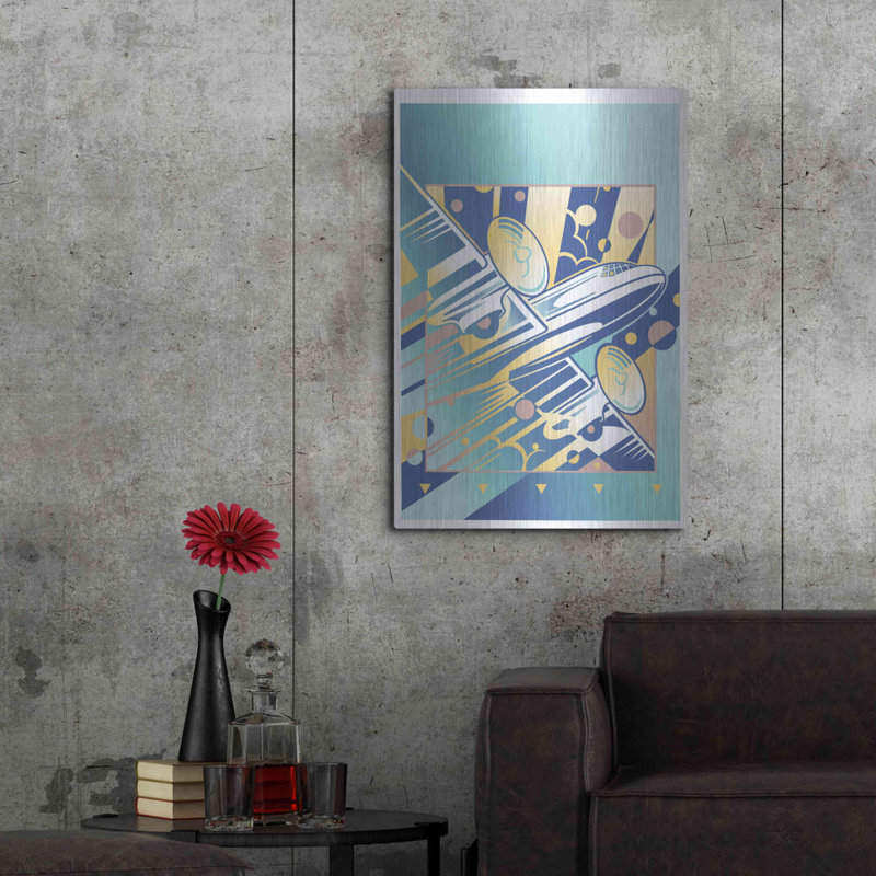 «Take Off Blue» par David Chestnutt, H 36 po x l 24 po