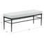 Banc en lin et métal Ninette-242305973