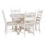 Ensemble de table de salle à manger extensible 5 pièces Trexm-133403325-133403324-133403326-133403327